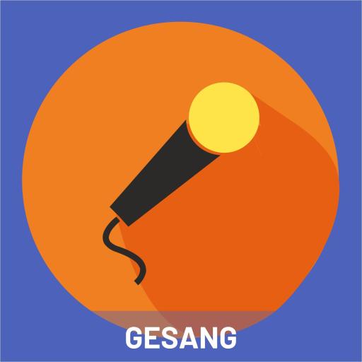 Gesang mit Schriftzug